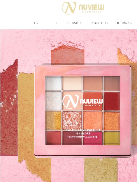 It’s All About Those Eyes with NuView’s Fall In Love Eyeshadow Palette