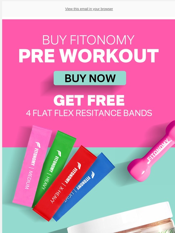 Fitonomy Get Free Resistance Bands Limited Offer Milled