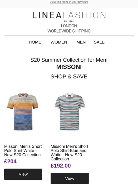 missoni polo shirt sale