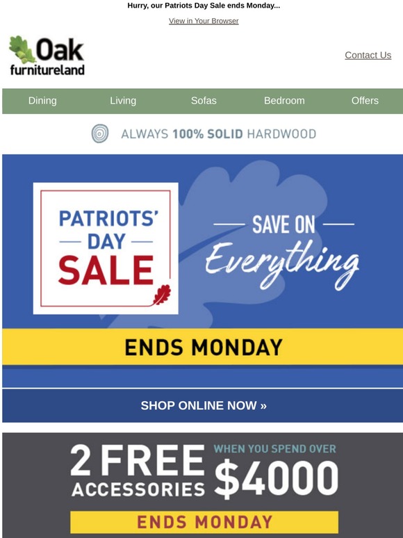 Save on everything this weekend!