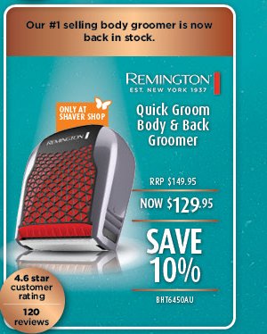 remington quick groom body & back groomer price