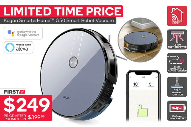 Kogan.com: SmarterHome™ G50 Robo Vac 