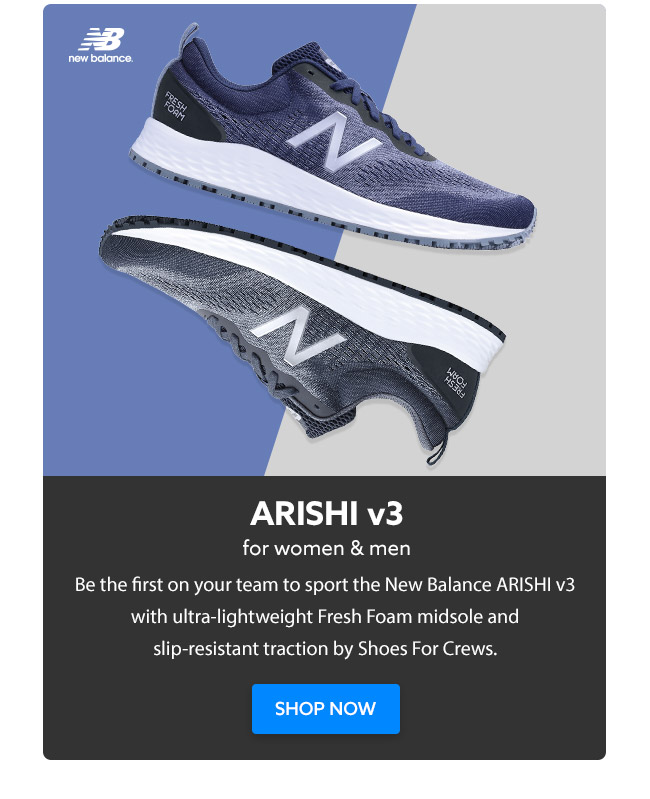 new balance arishi v3 shoes for crews