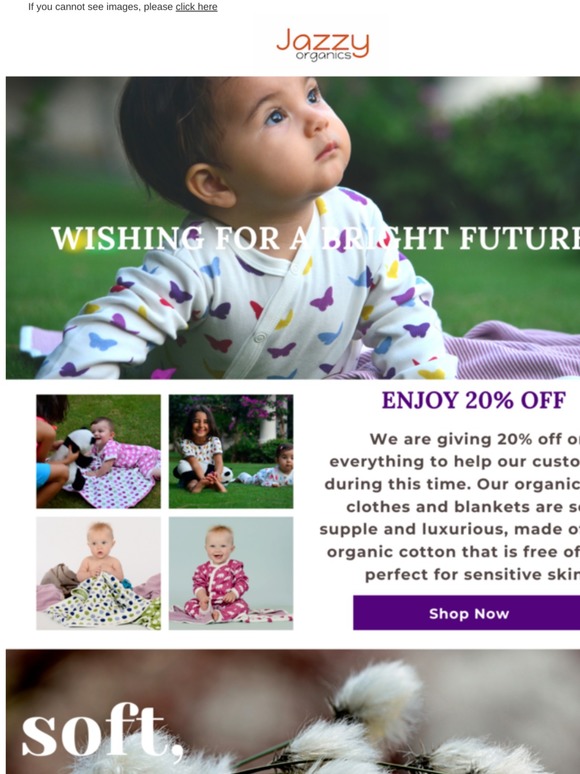 Wishing for a bright future. Enjoy 20% off.