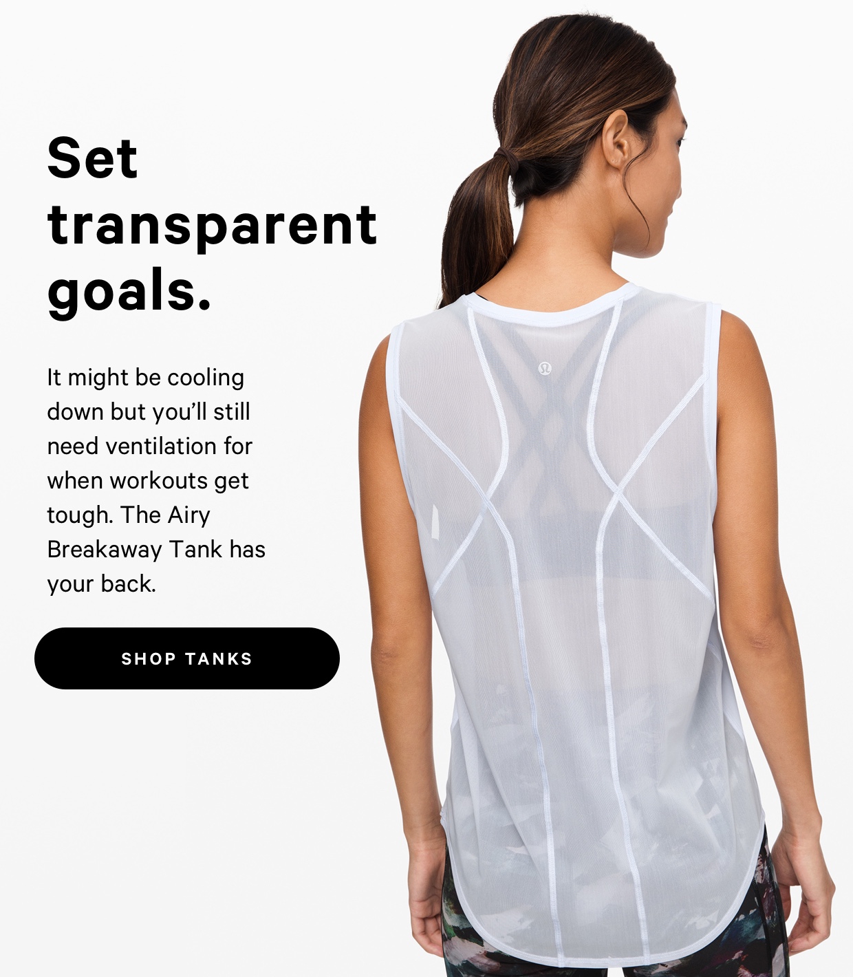 lululemon airy breakaway tank