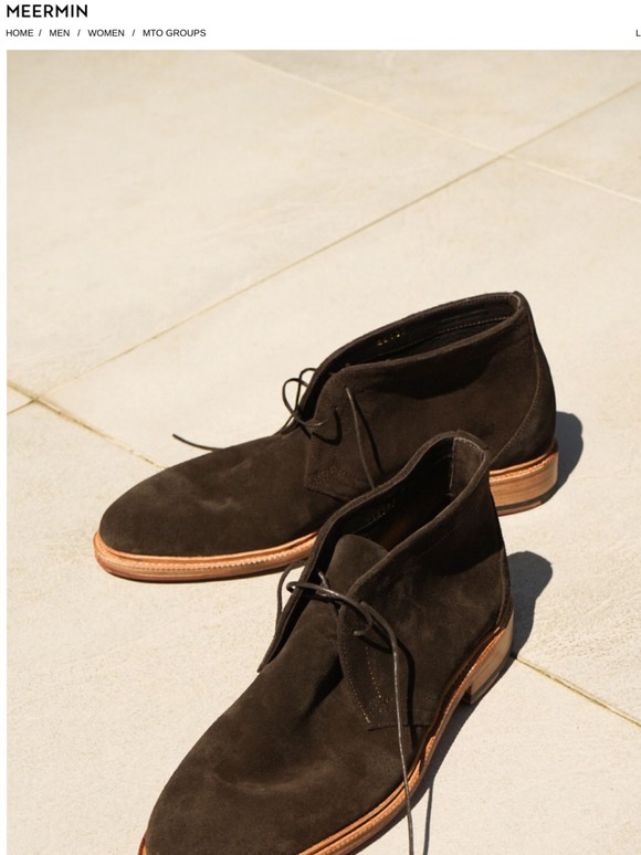 Meermin Shoes What's behind the new Ultraflex System Chukka Milled