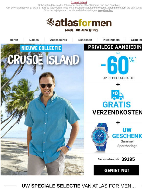 atlas for men NL: 🎁 Gratis leverkosten en een cadeau | Milled