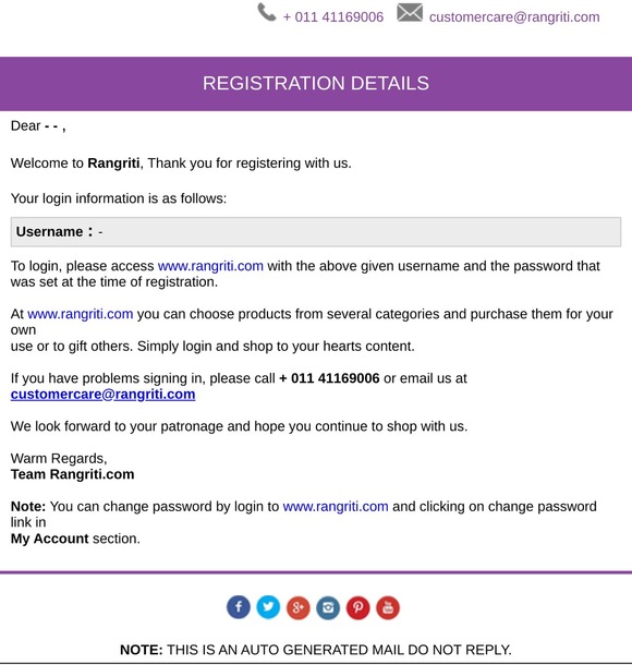 Registration