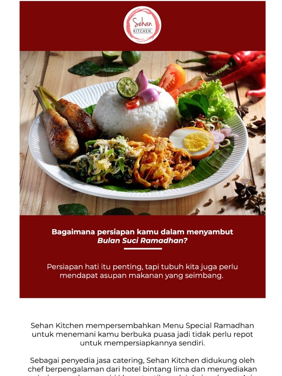 Sehan Kitchen | Lezatnya Menu Special Ramadhan