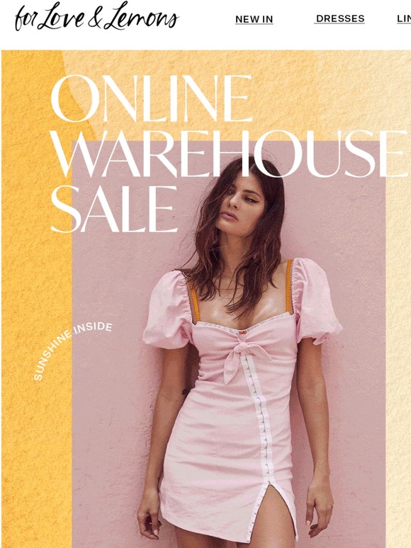For Love Lemons The Online Warehouse Sale Is Here Milled