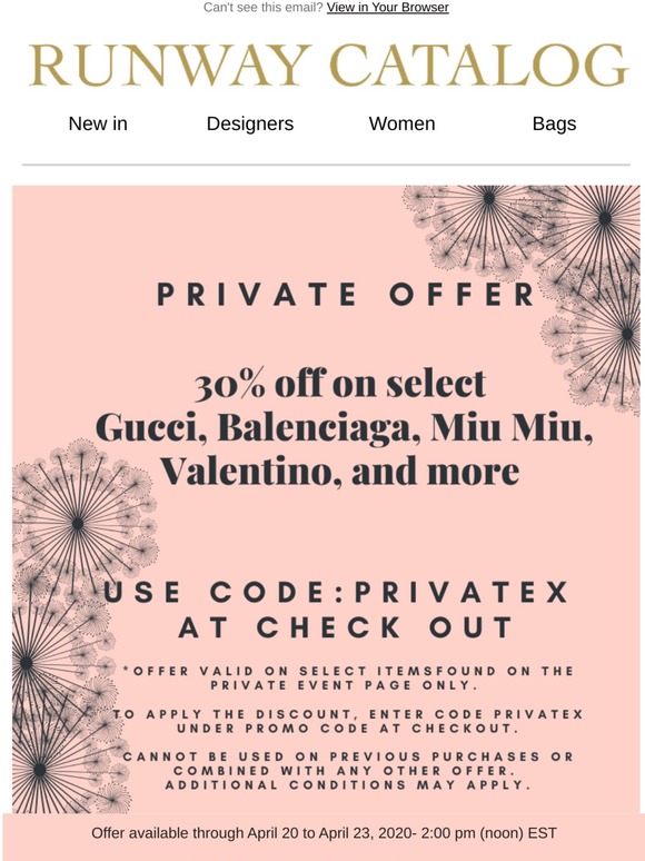 Psssss, Private Sale