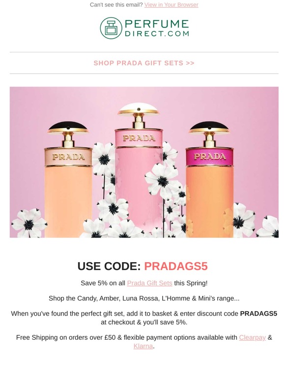 prada discount code