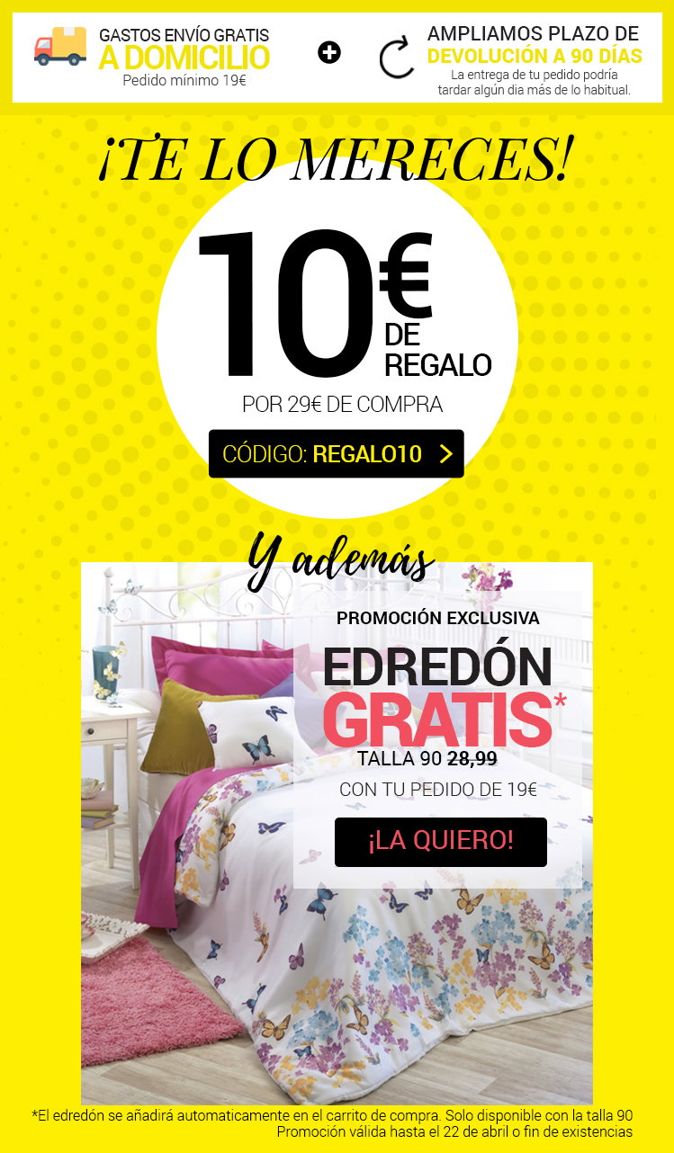 venca: 💥 10€ de Regalo + Edredón gratis ¡Aprovecha!💥 | Milled