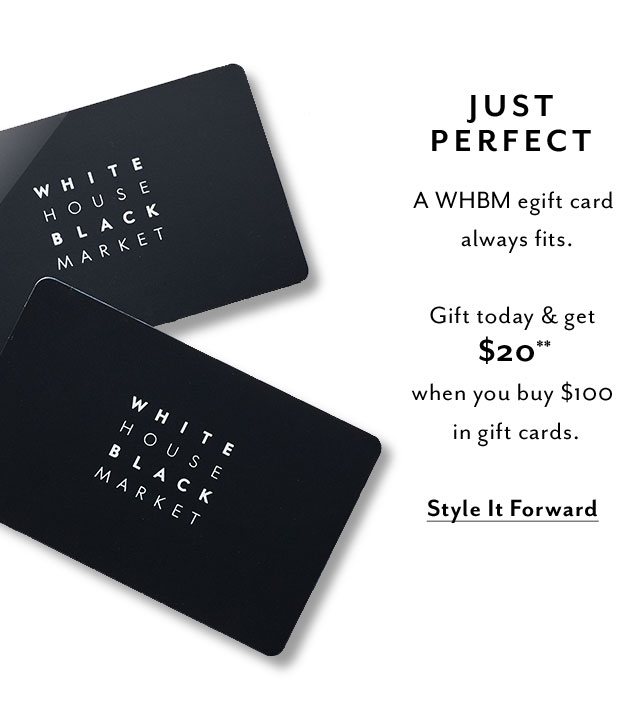 White House Black Market Gift Card