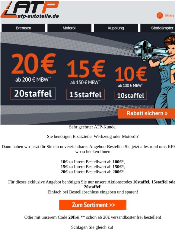 Bis zu 20€ Rabatt sichern!