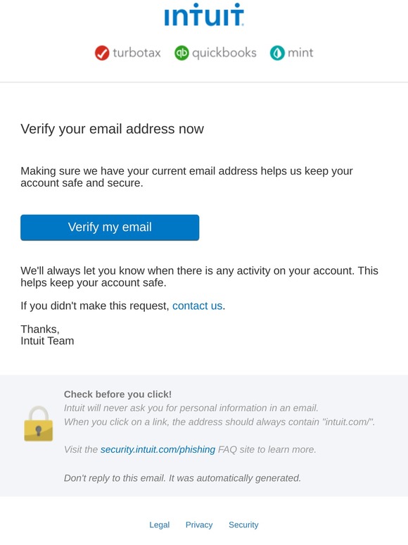 Your Intuit Account