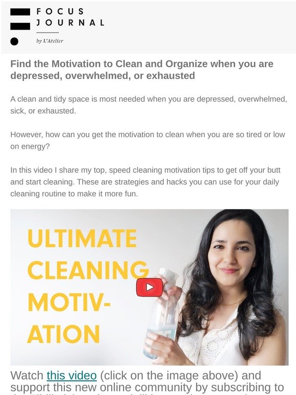 EXHAUSTED?! Here is how you can MOTIVATE yourself to clean