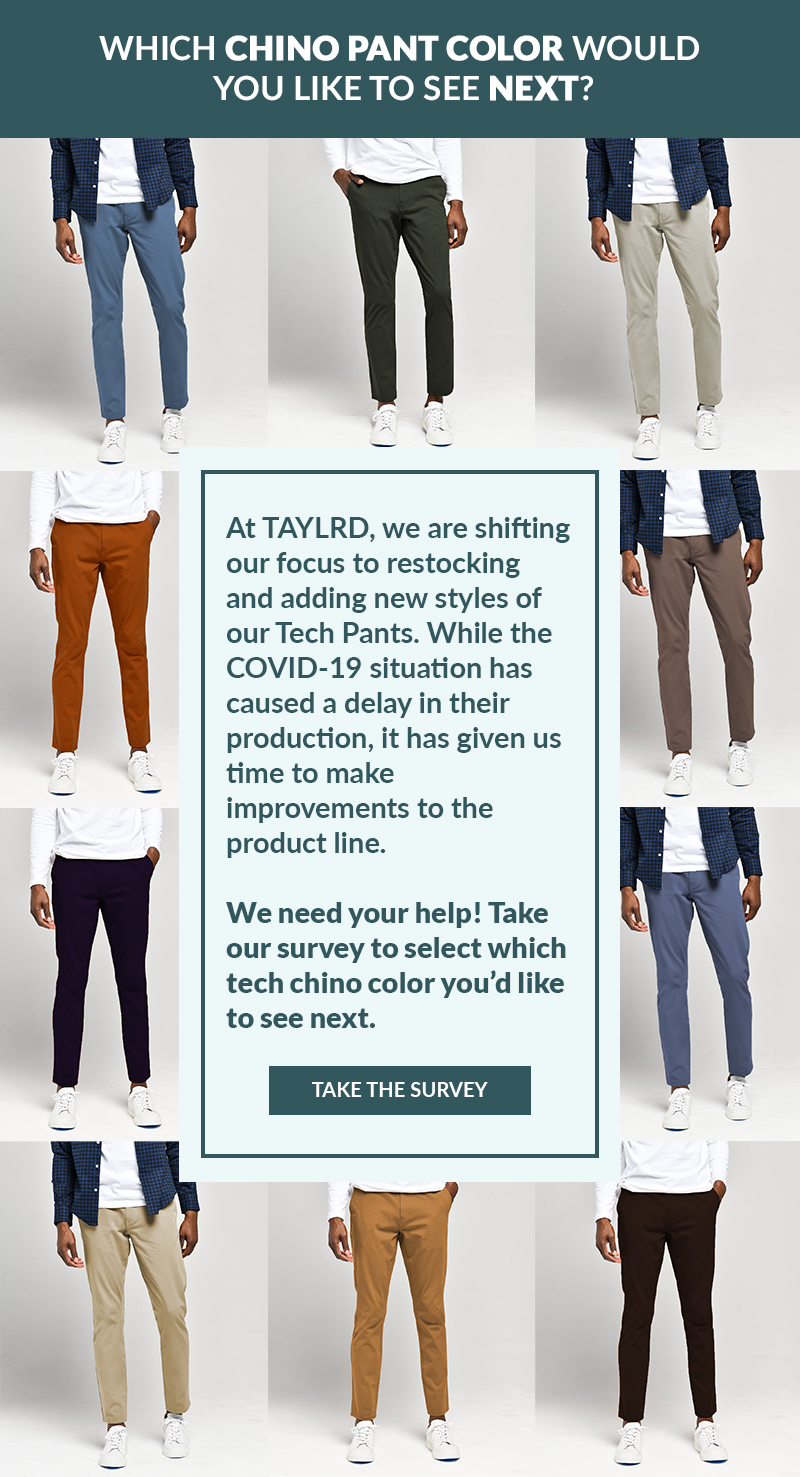 taylrd tech chinos