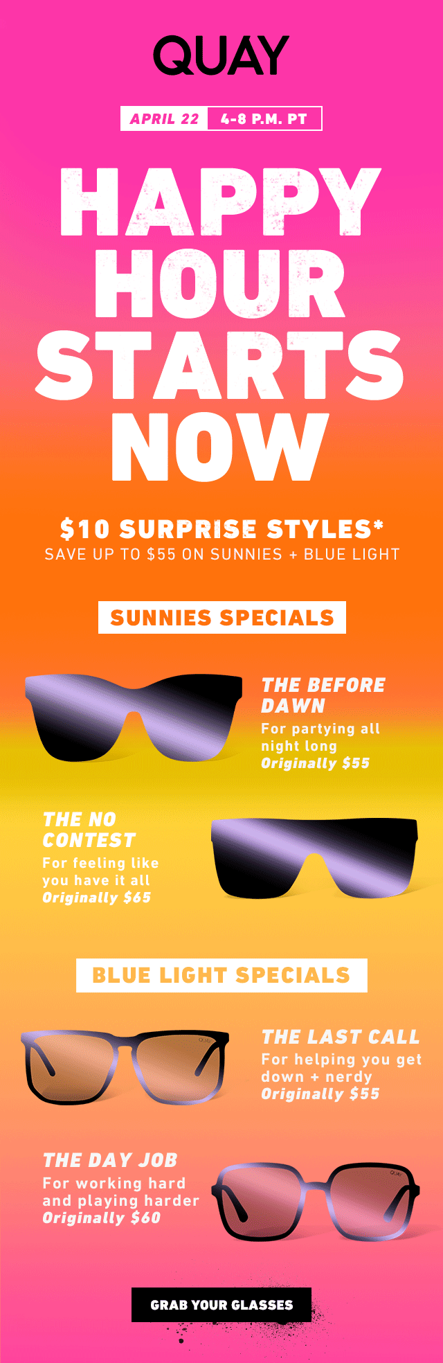 blue light glasses sunnies
