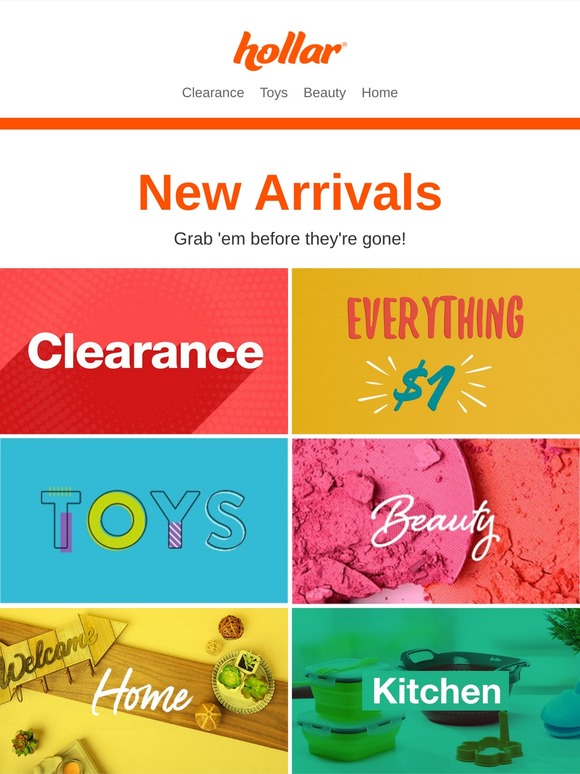 Hollar New arrivals alert! Milled