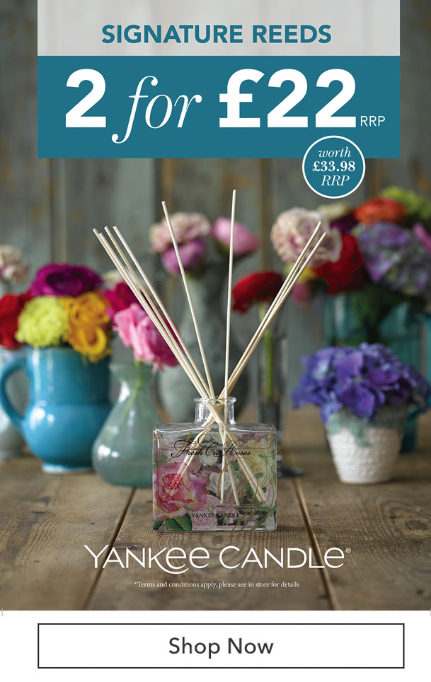 Candles Direct Yankee Candle Reed Diffusers 2 For £22 Milled