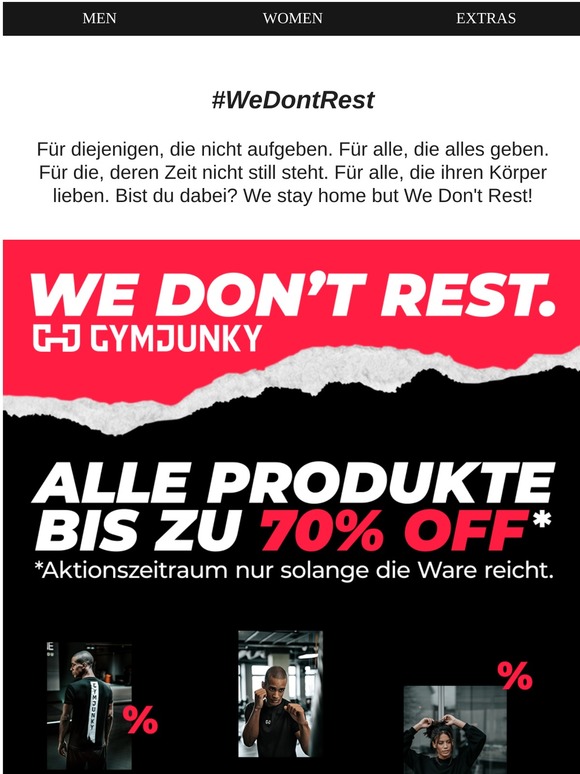 Bis zu 70% Off #wedontrest