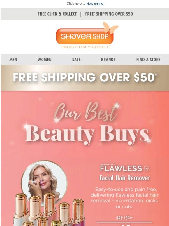 shaver shop flawless