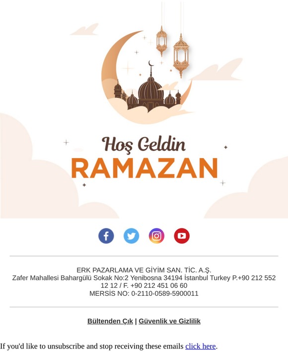 Hoşgeldin Ramazan 🕌
