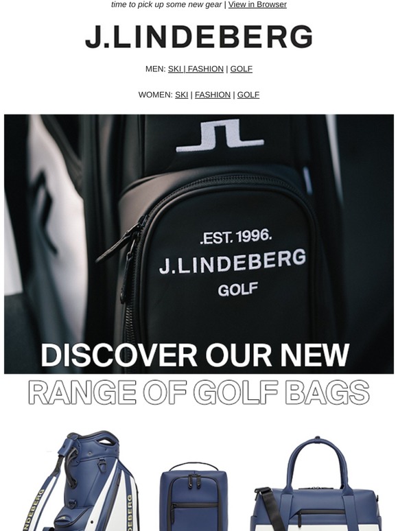 J Lindeberg All New Golf Bags Plus Friends Family Sale Milled