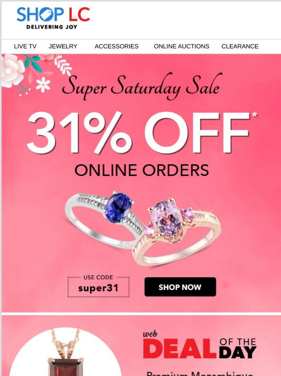 shoplc.com: Super Saturday Sale: 31% off Online Orders & $2.49 Shipping ...