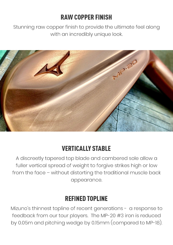 mizuno mp 20 copper limited edition