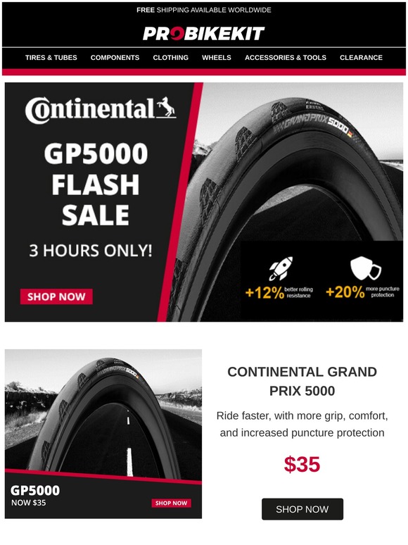 Continental gp5000 twin pack Clearance