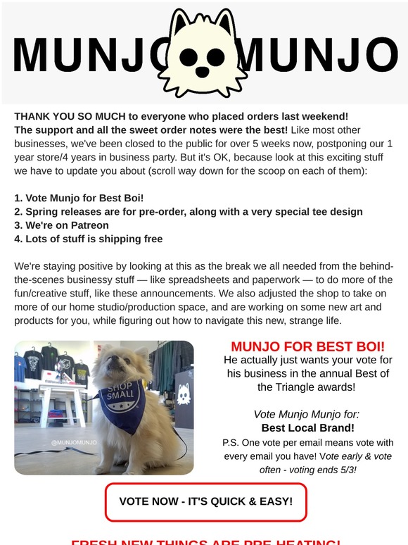 We Actually Sent an Email, so you KNOW it's IMPORTANT