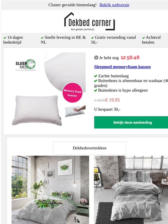 Sleepmed Memoryfoam Kussen