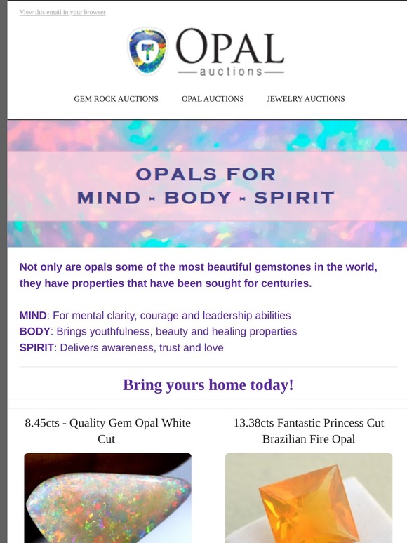 Opal Auctions Need Some New Opals For Your Collection Milled