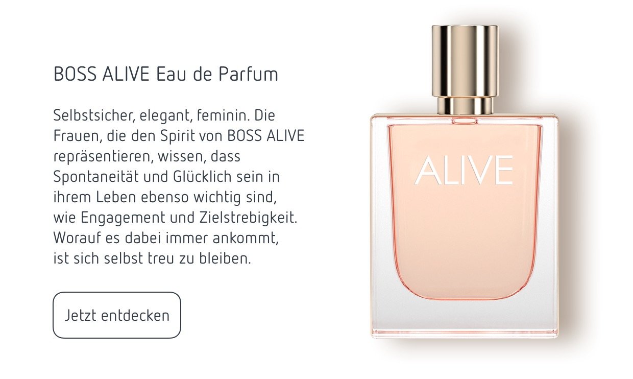 Parfumdreams: 🧡Feel ALIVE mit dem neuen von Hugo Boss! Milled
