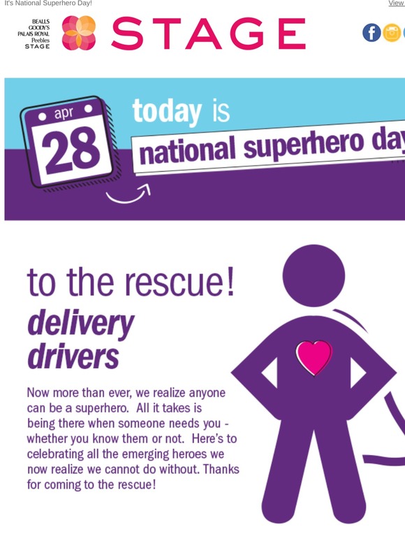 Not all Superheros wear capes...