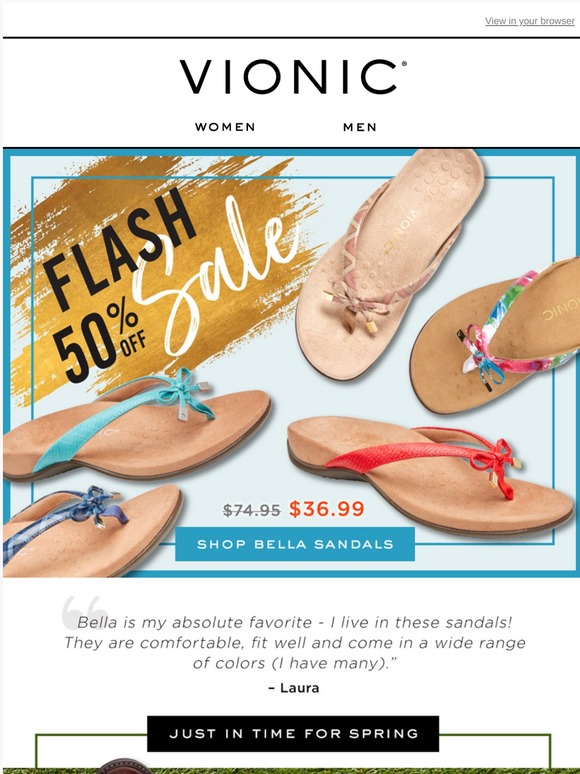 Vionic flash sale Clearance