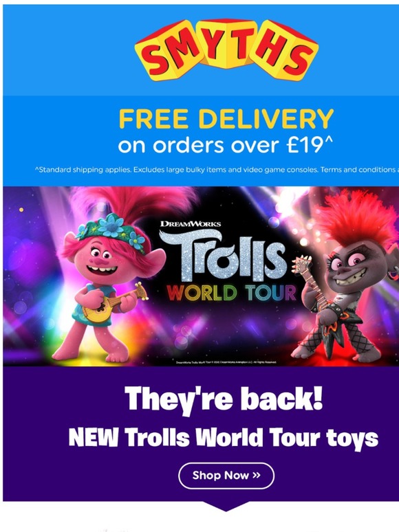 smyths trolls toys