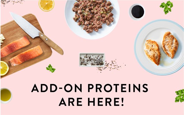 Add-on proteins are here