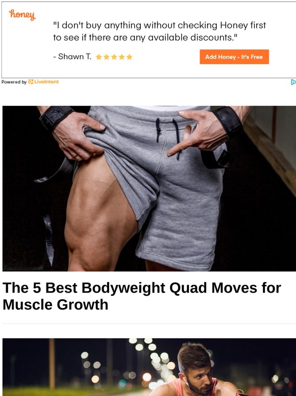 Muscle and Fitness The 5 Best Bodyweight Moves for Quad Growth Milled