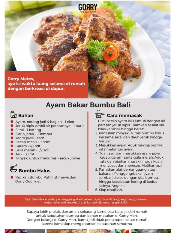 Buat Kreasi Menu Buka Puasa Lezat dengan Bumbu Dapur Gorry Mart