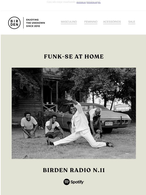 Funk-se at home! ï»¿ð¥ Nova playlist na Birden Radio