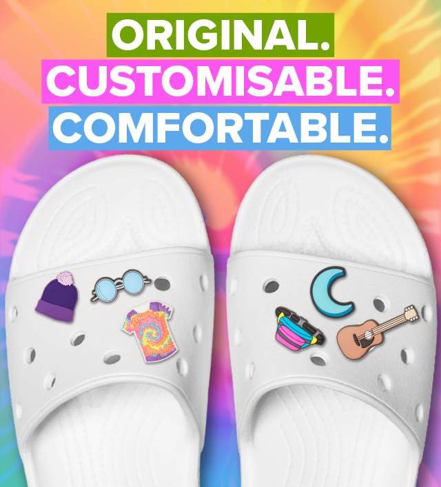 croc slides with charms
