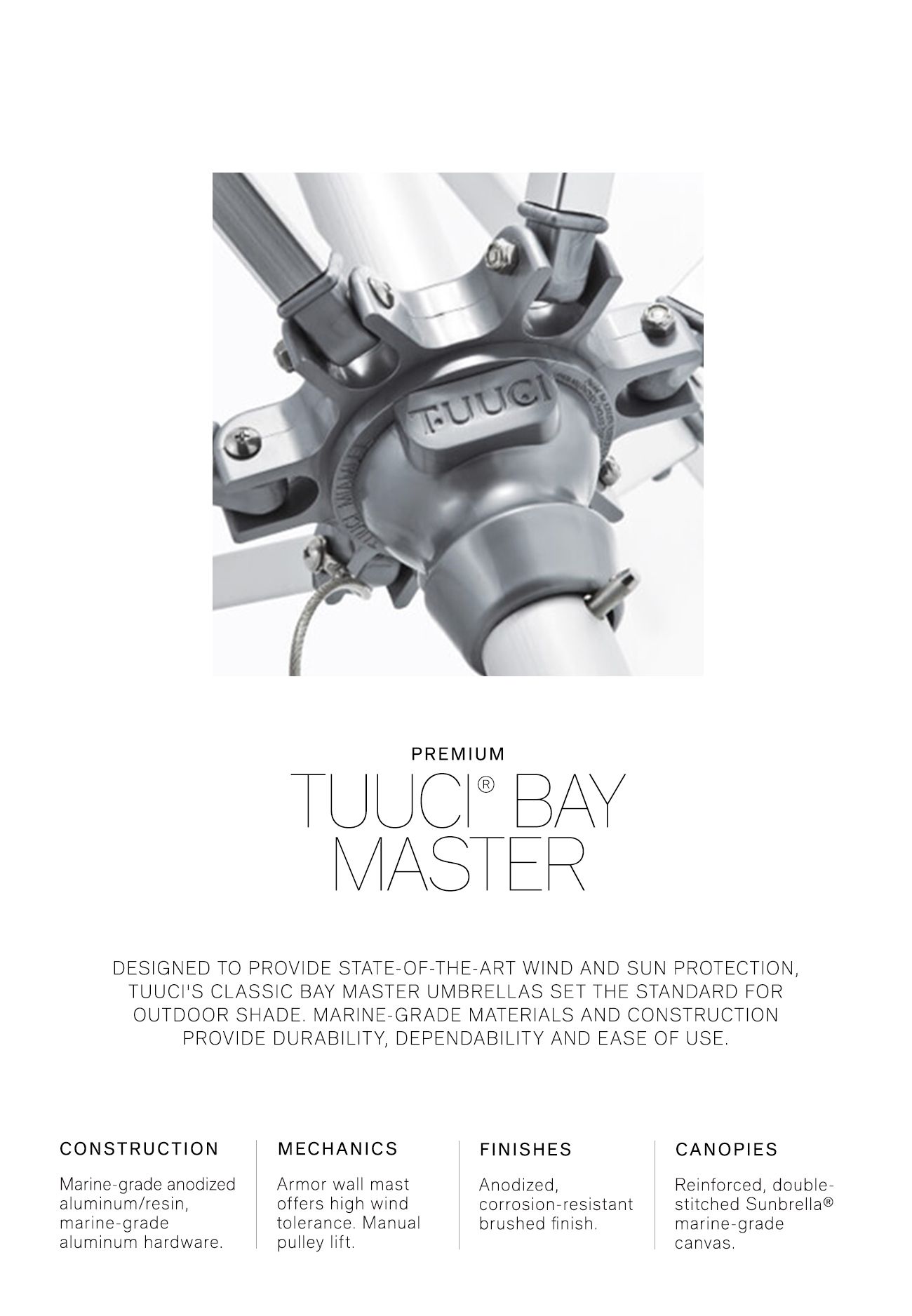 Restoration Hardware The TUUCI® Umbrella Collection. The Leader in