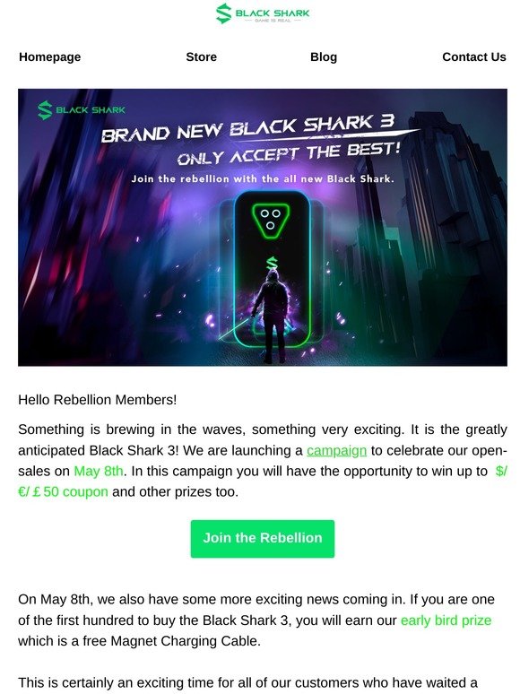 Welcome To The 5G Era, Black Shark 3 Is On It’s Way!