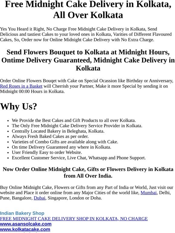 Flower and Cake Delivery - Online Cake and Flower Delivery