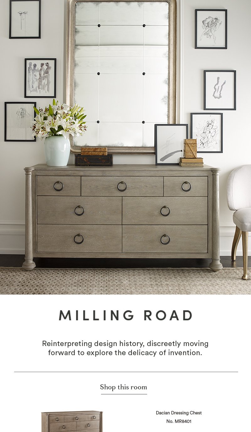 Milling Road | Reinterpreting design history, discreetly moving forward to explore the delicacy of invention | Shop this room | Dacian Dressing Chest No. MR8401