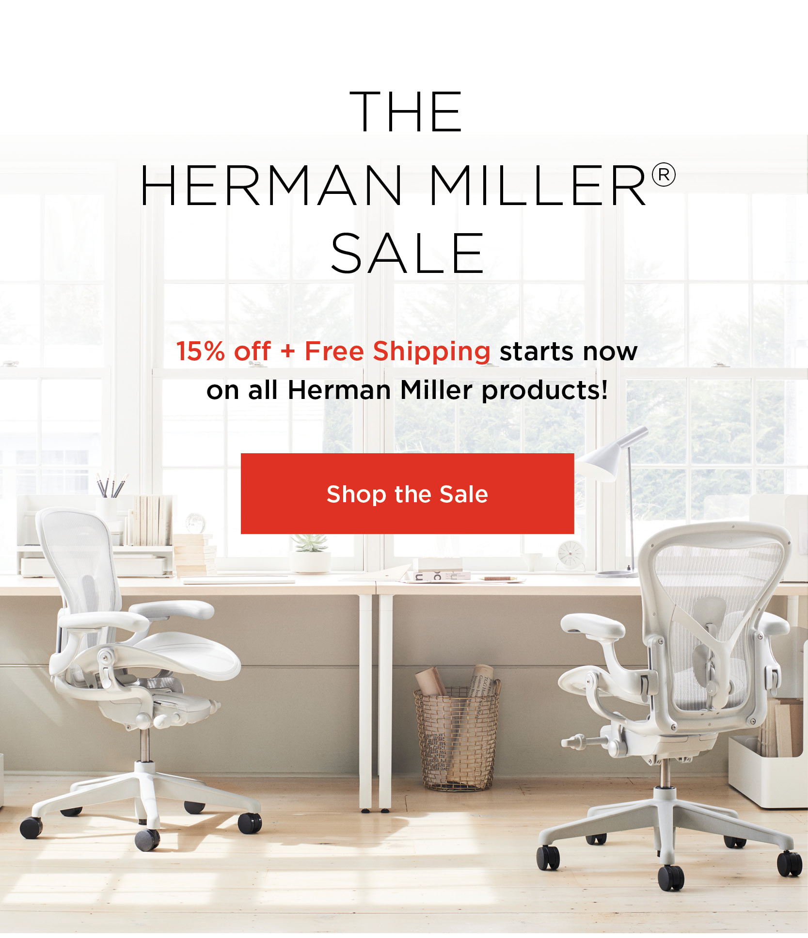 herman miller 15 off sale