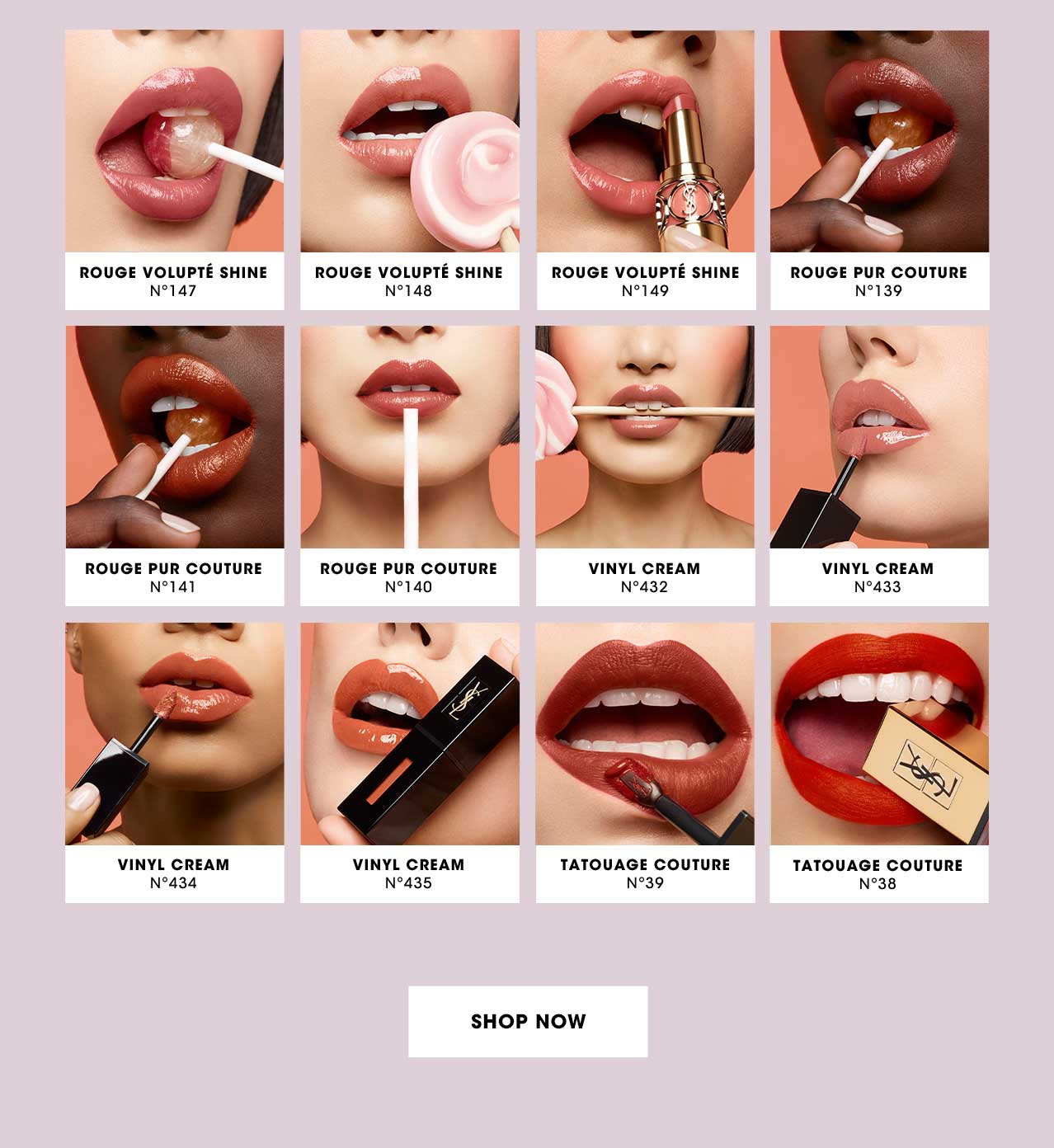 ysl rouge volupte shine 147